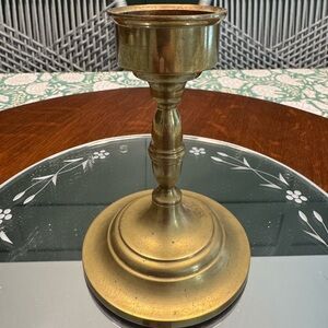 Vintage Brass Candle Holder